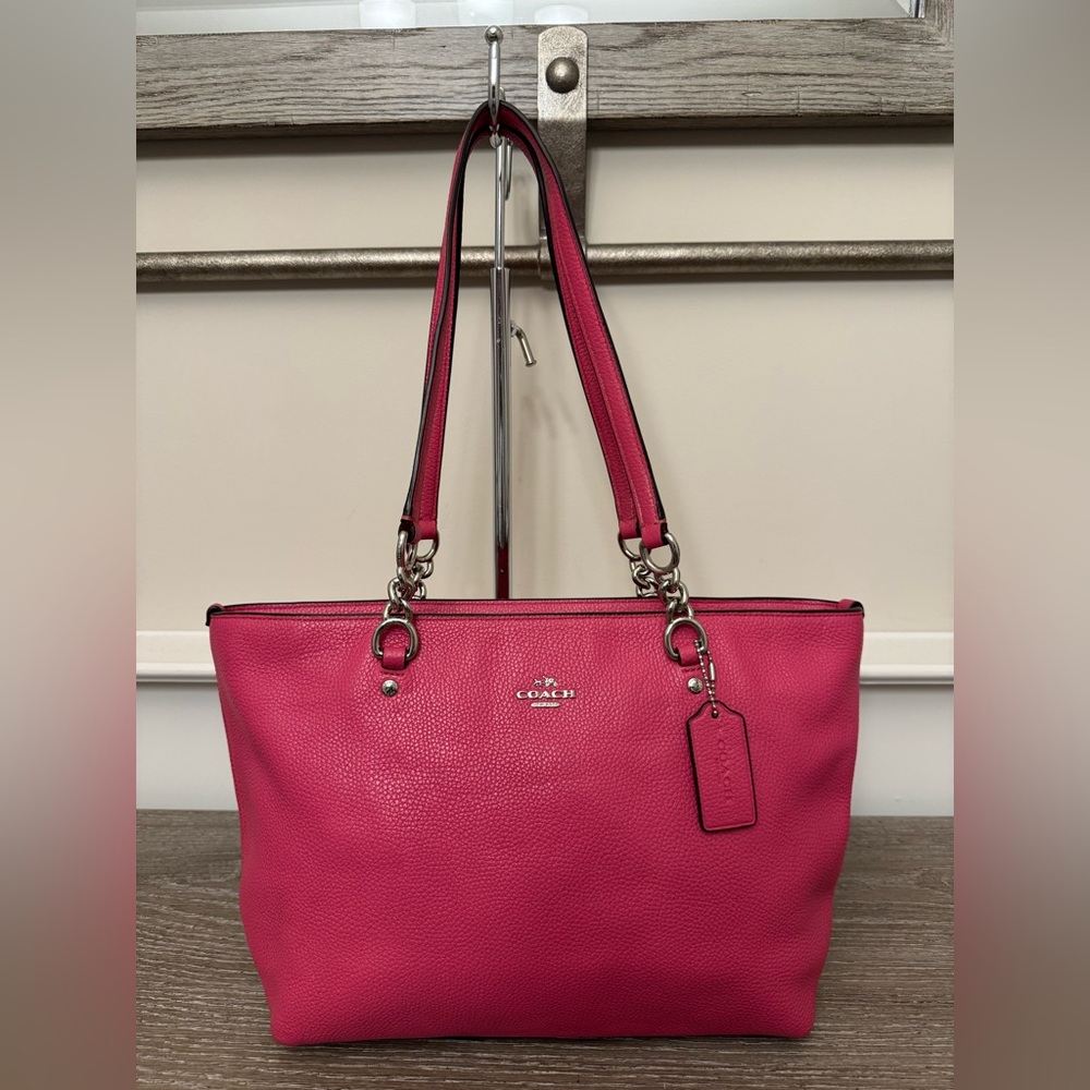 Coach Pink Tote Bag